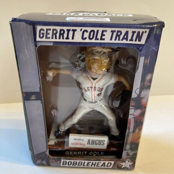 Gerrit' Cole Train Nolan Ryan Bobblehead - Picture 7 of 8